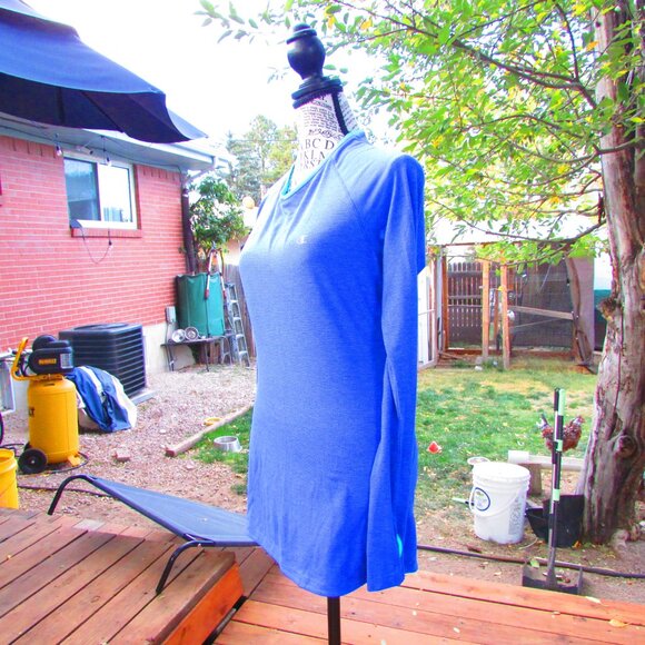 Champion Active Blue Long Sleeve Tee - Picture 3 of 6